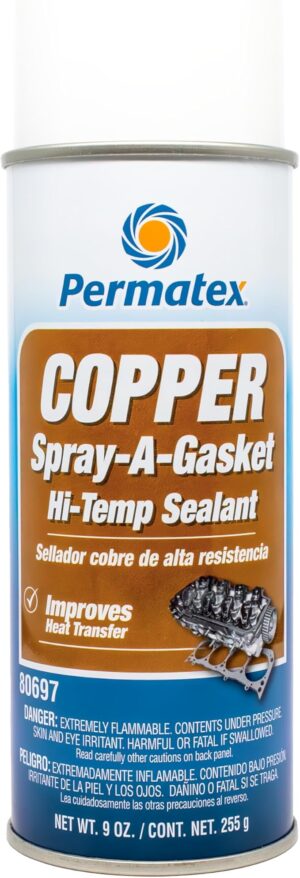 Permatex Copper Spray-A-Gasket High Temp Sealant, 255 ml